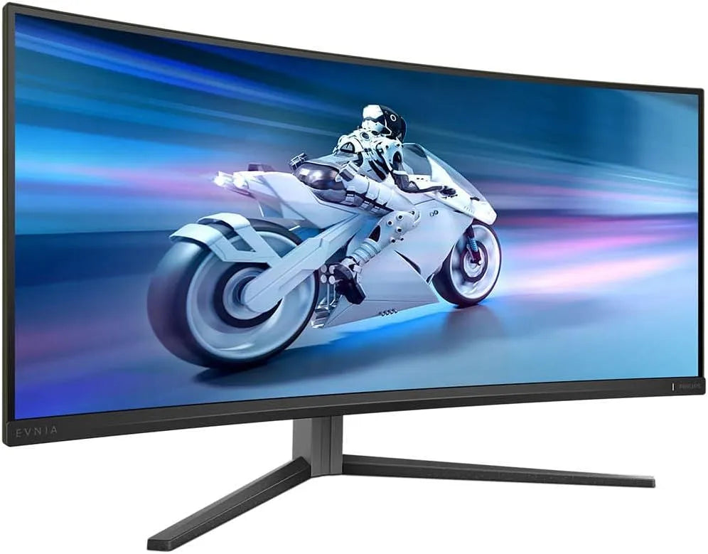 PHILIPS 34M2C6500-34 34M2C6500, Skærme, Evnia - 34 tommer WQHD OLED Curved Gaming Monitor, 175Hz, 0.03ms, HDR400, Grå, OLED, 3440x1440