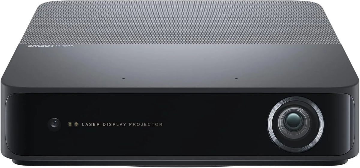 LOEWE, Projektorer, We. Beam Portable ALPD laser projektor, Fuld HD, Basalt Gray, Grå, 3, 5 mm, 2 × 5, 120 inch, 80 inch