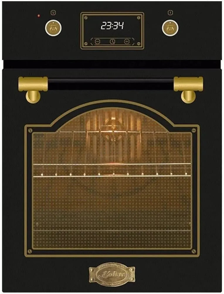 Kaiser, Ovne, Build- in Bagning Oven EH 4796 AD, Retro Bagning Oven Build- in Bagning Oven 45, Sort / sølv, 45 cm, 50 L, 5 × 45, 0 × 55
