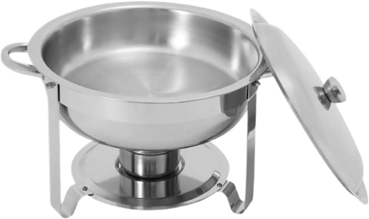 TRDEWR 19-Gallonen-Buffet-Set 1.19-gallon, Varmeplader og madvarmere, buffet sæt, rustfrit stål mad varmere, Ideel til fester og samlinger God