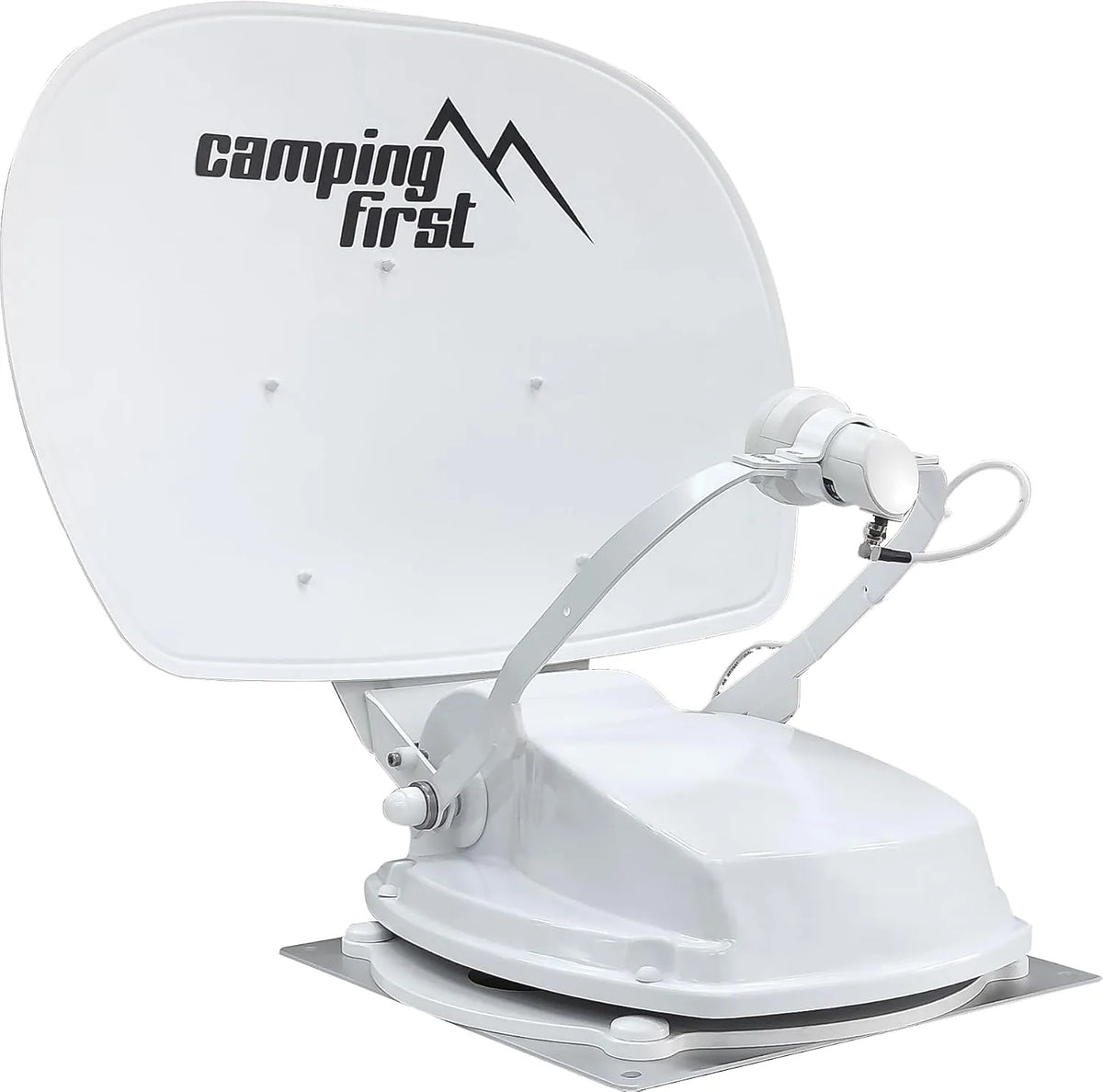 Camping First, Satellitretter, Satmex 55 Plus - Fuldt automatisk Satellit Antenna - hvid, 55 cm, 16 cm, 12, 75 G, 10, 7 G