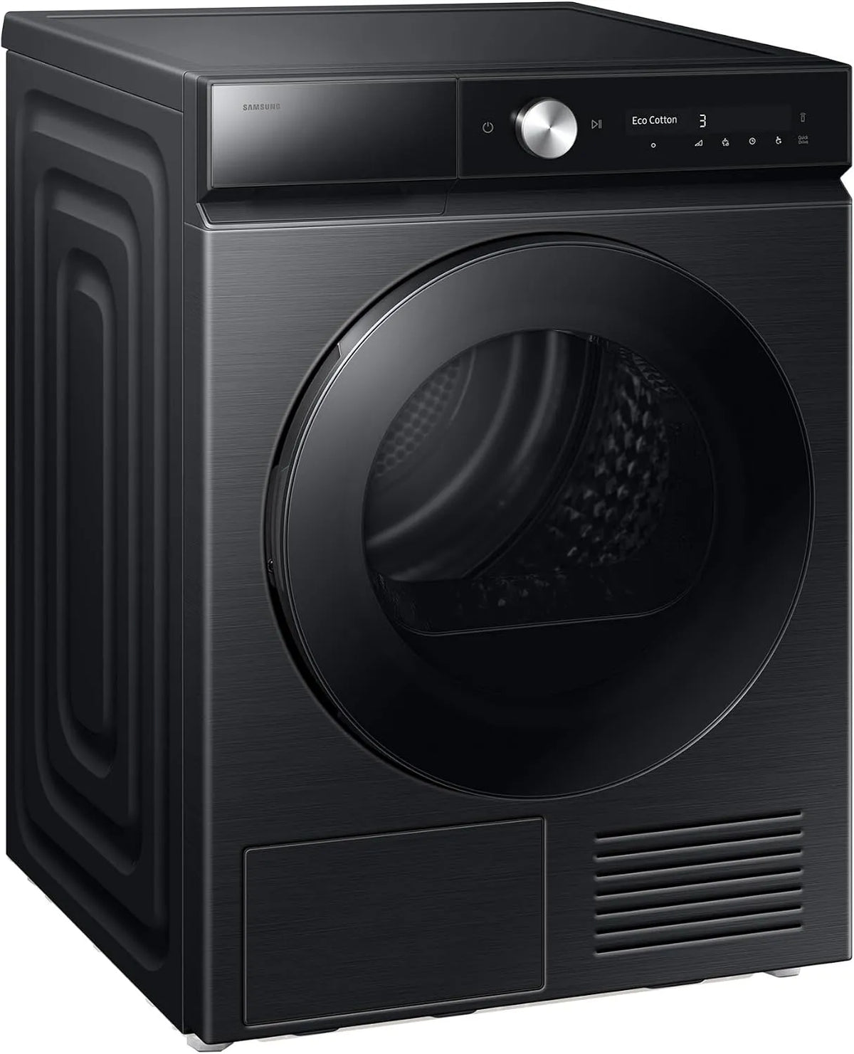 Samsung DV90DB8845GBU2 DV8400D, Varmepumpetørretumblere, Varmepumpe Dryer, 9 kg, EEK: A, AI tøj tørretumbler med almindelig tekst, Sort, 90DB