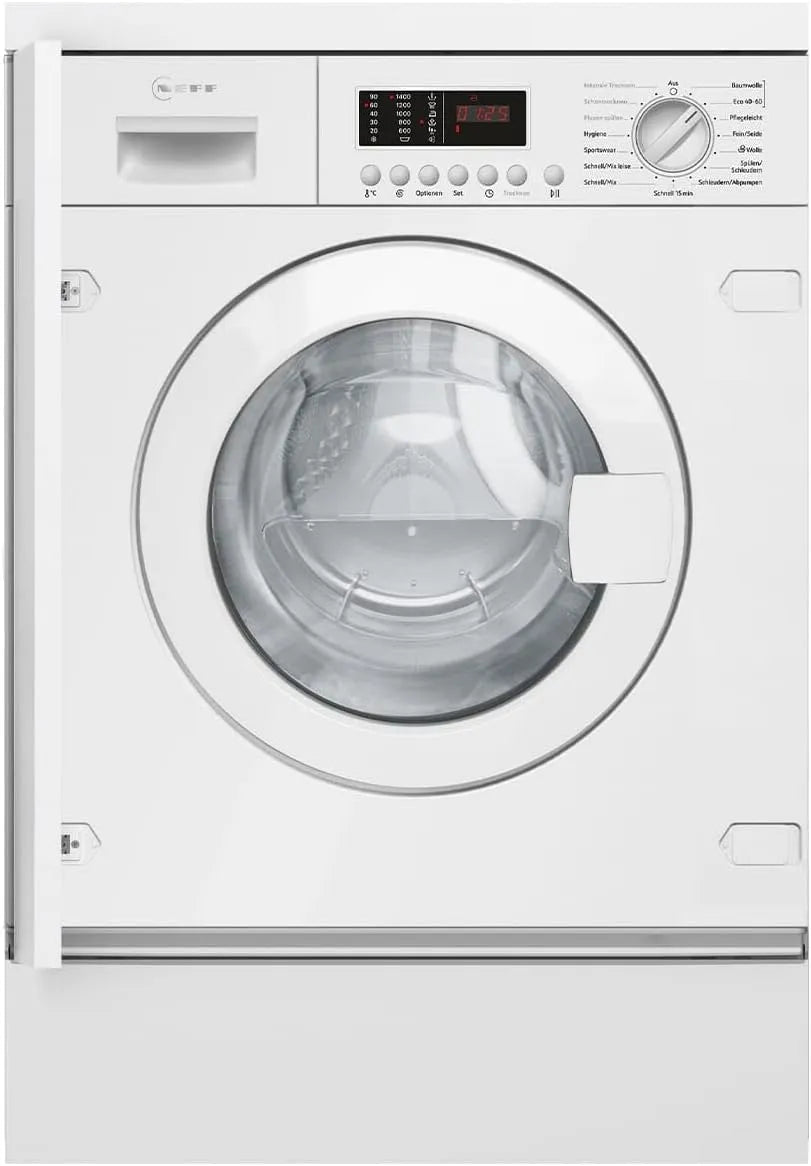 Neff V6540X3, Vaske-tørremaskiner, build- in washing tørretumbler, Vaskestop: 72 dB, Fuldt integrerbar, Hvid, 6540X3, 72 dB, 52 l, 4 kg