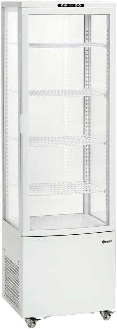 Bartscher, Kølemontrer, Koelvitrine 235L, Sort, 235L
