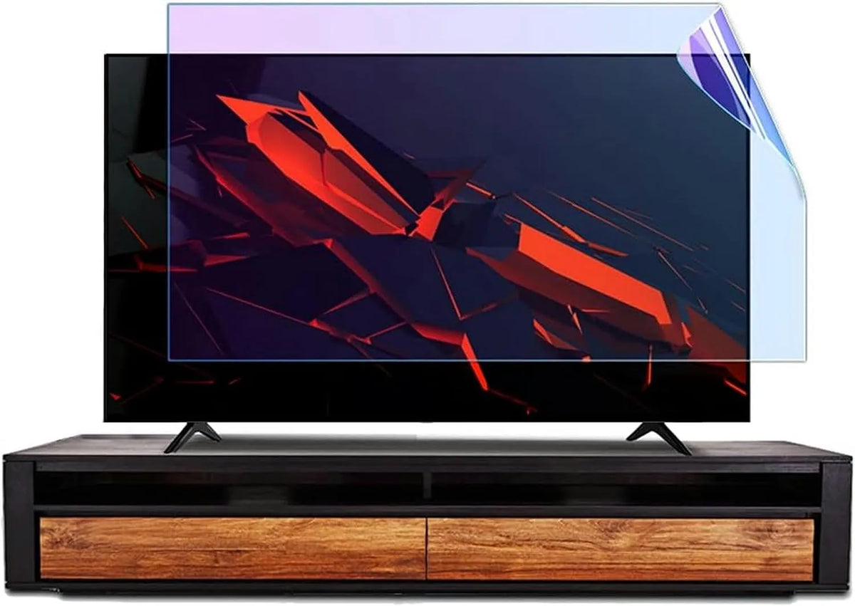 SnamicE, Skærmbeskyttelse, TV-skærm beskytter PET Anti- fingerprint film / anti-reflex / anti-blå lys, Sort, 70 inch, 58 inch, 1269 x 721 mm