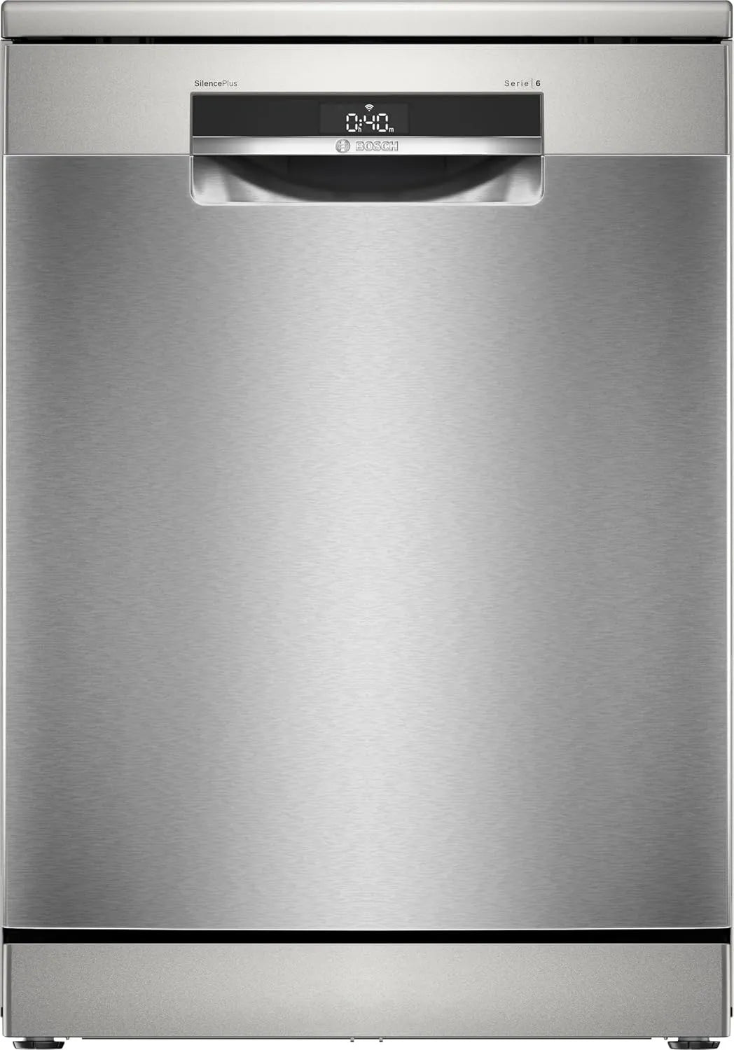 Bosch SMS6ECI15E, Opvaskemaskiner, 60 cm, Series 6, Opvaskemaskine, Freestanding, Home Connect, Ekstra Clean Zone: Intensiv, Hvid