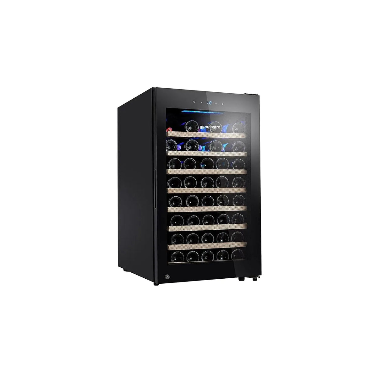 GGM Gastro, System Gastronomi Udstyr & Tilbehør, vin køleskab 120 L, 1 zone, 52 flasker, 495x580x840 mm, Sort, 120 L, 495 mm