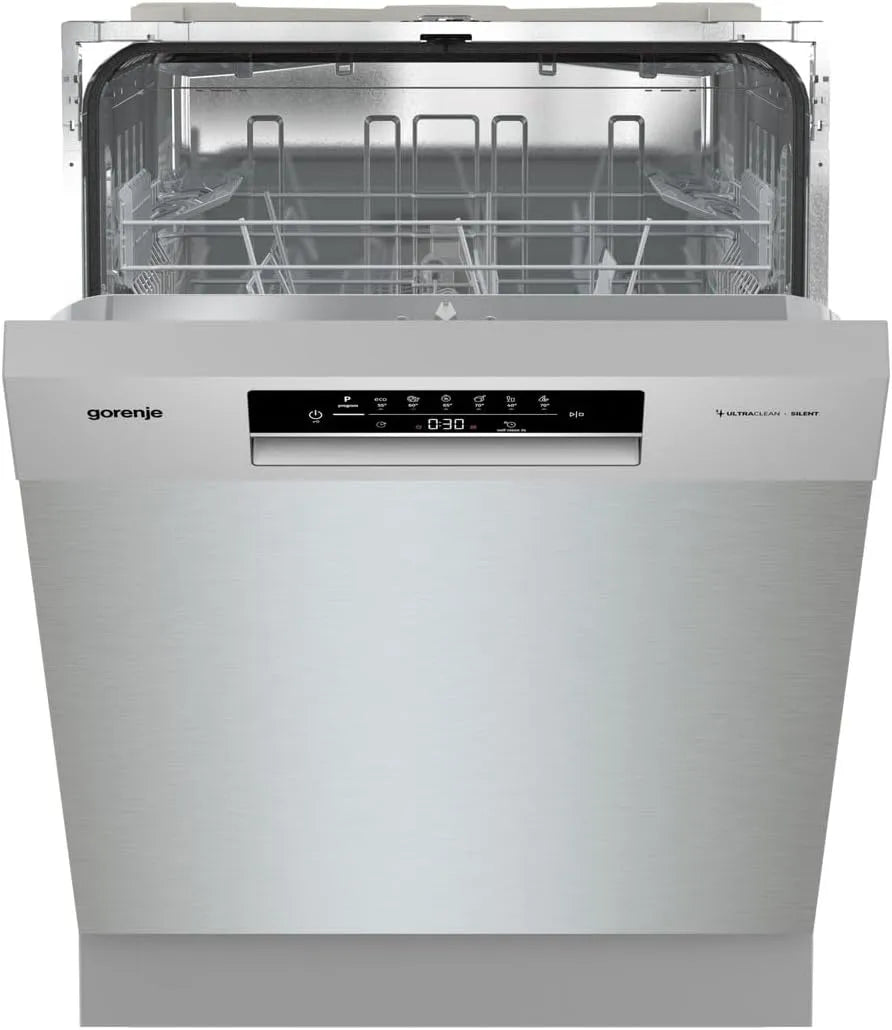 Gorenje breite/13 GU642E90X, Opvaskemaskiner, 60 cm, opvaskemaskine / understruktur / 59.9 bred / 13 bespoke sted indstillinger / 6, Grå, 13 G