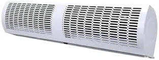 Generic, Ventilatorer, Dørluftforhæng 90 cm til privat og kommerciel brug, nem installation, Hvid, 90 cm, 60cm, 100cm, 120cm