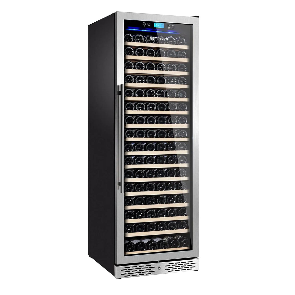 GGM Gastro, Drikkevarekøleskabe, Vin Køleskab 450 L 171 flasker, Sort, 450 L, 595 mm, 680 mm, 1769 mm