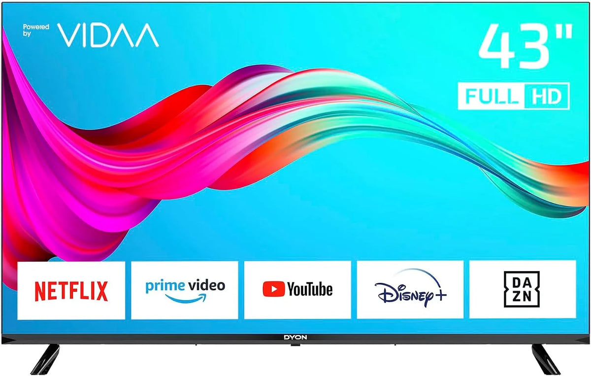 DYON, TV'er, Smart 43 VX 43 tommer Fuld HD Smart TV, Sort, 43 V, 43 inch, 108 cm, Full HD