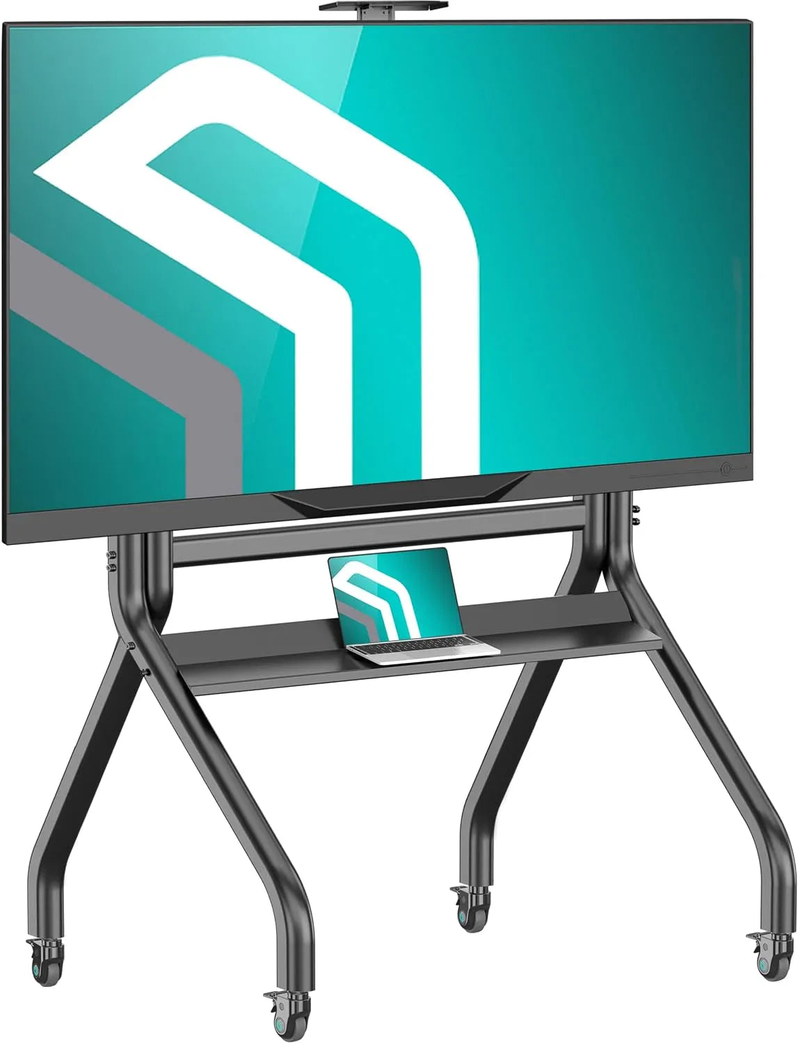 ONKRON TS2080-B TS2080, Stativfødder, TV stand rullende 60- 120 ', op til 120 kg, max VESA 1000x600, B, Sort, 120 ', 120 kg, 1000x600