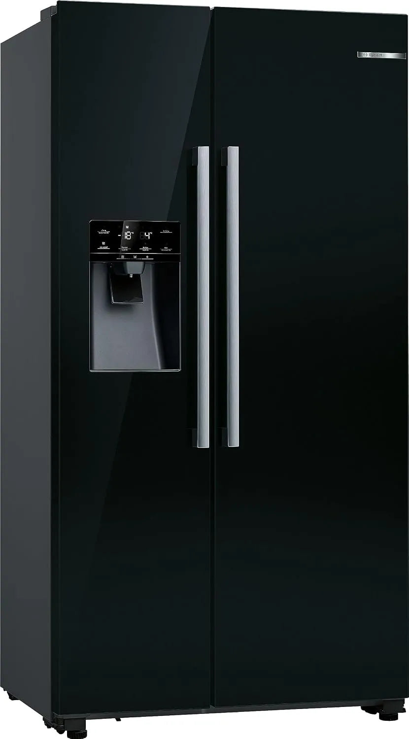 Bosch KAD93ABEP, Køle-/fryseskabe, Serie 6 Side- køleskab 178, 7 x 90, 8 cm NoFrost, Sølv, 8 cm, 371 L, 191 L