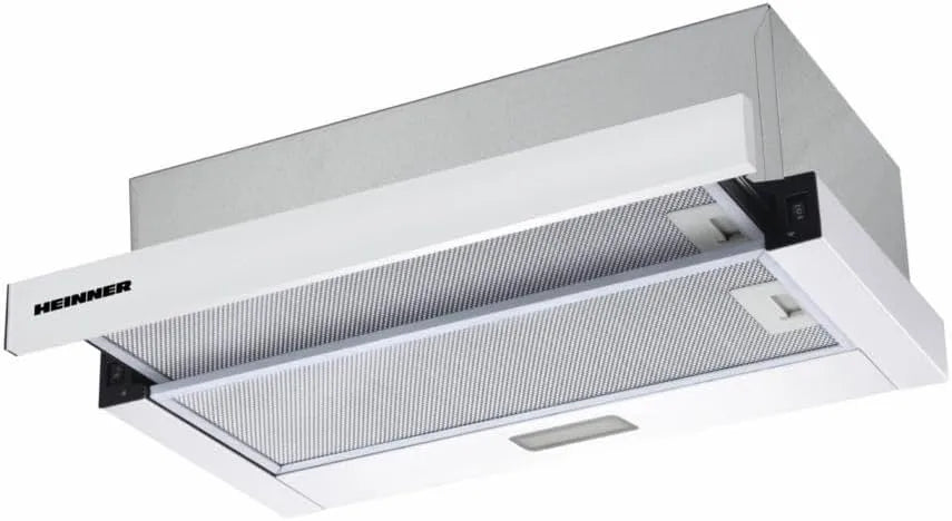 HEINNER HTCH-F400WH, Udtræksemhætter, HTCH- installationskomfur, Sort, 400W, 59, 5 cm, 2W, 65 dB