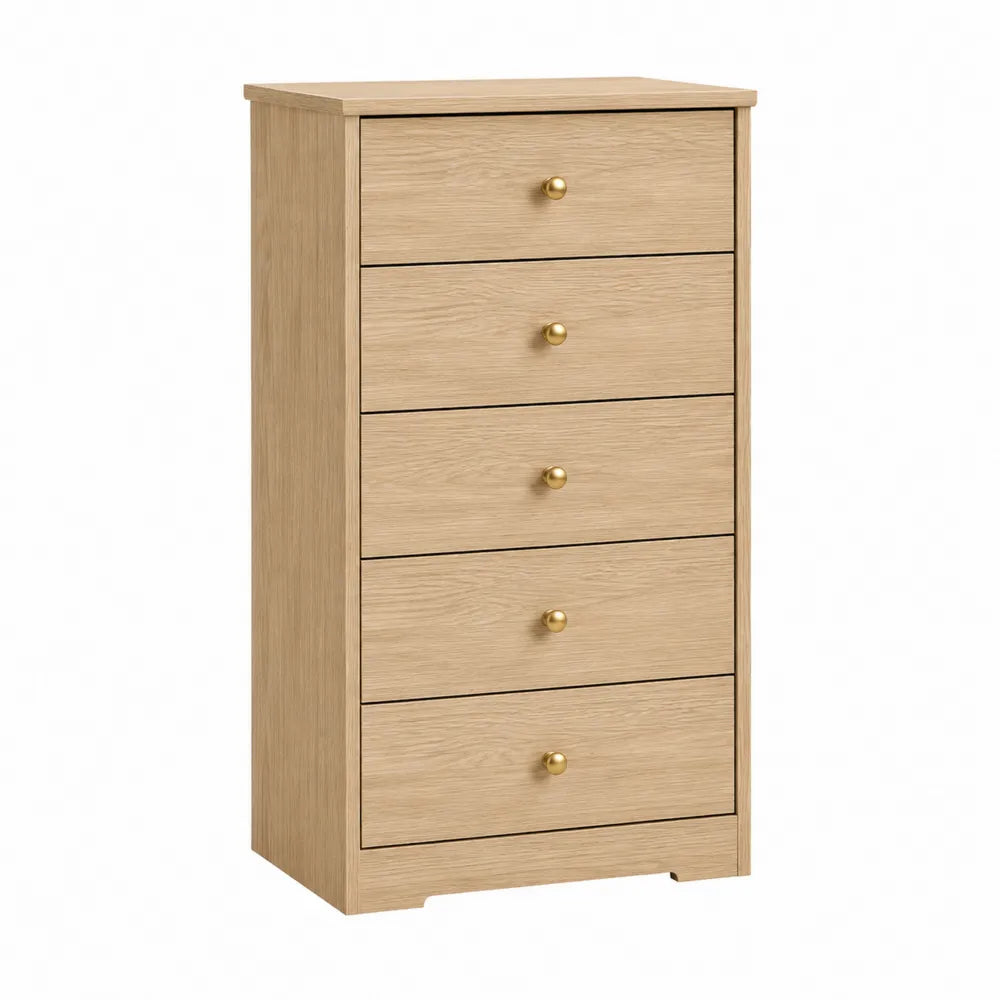 Cajonera de Madera con 5 Cajones