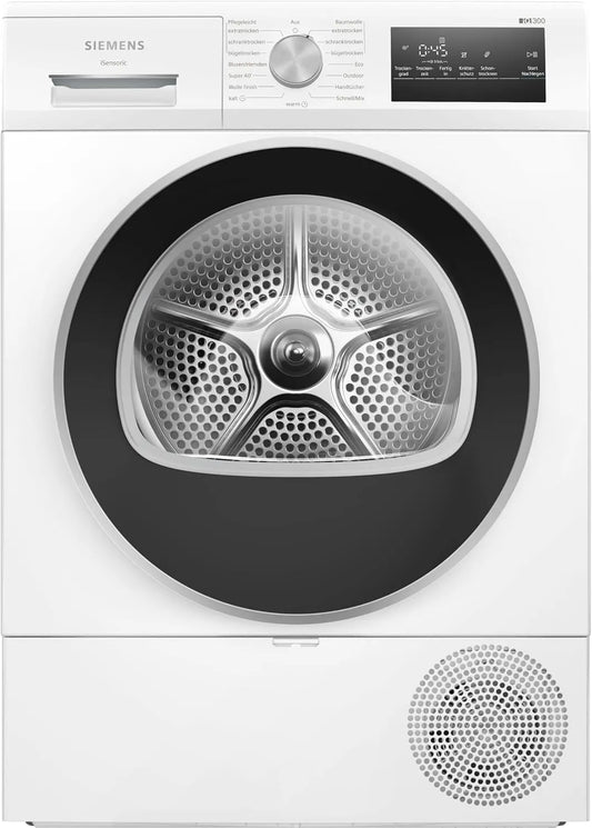 Siemens iQ300 WT45HV0EM, Varmepumpetørretumblere, varmepumpetørrer 8 kg autoDry, Sort, 300 v, 8 kg, 1 kg, 84, 2 cm
