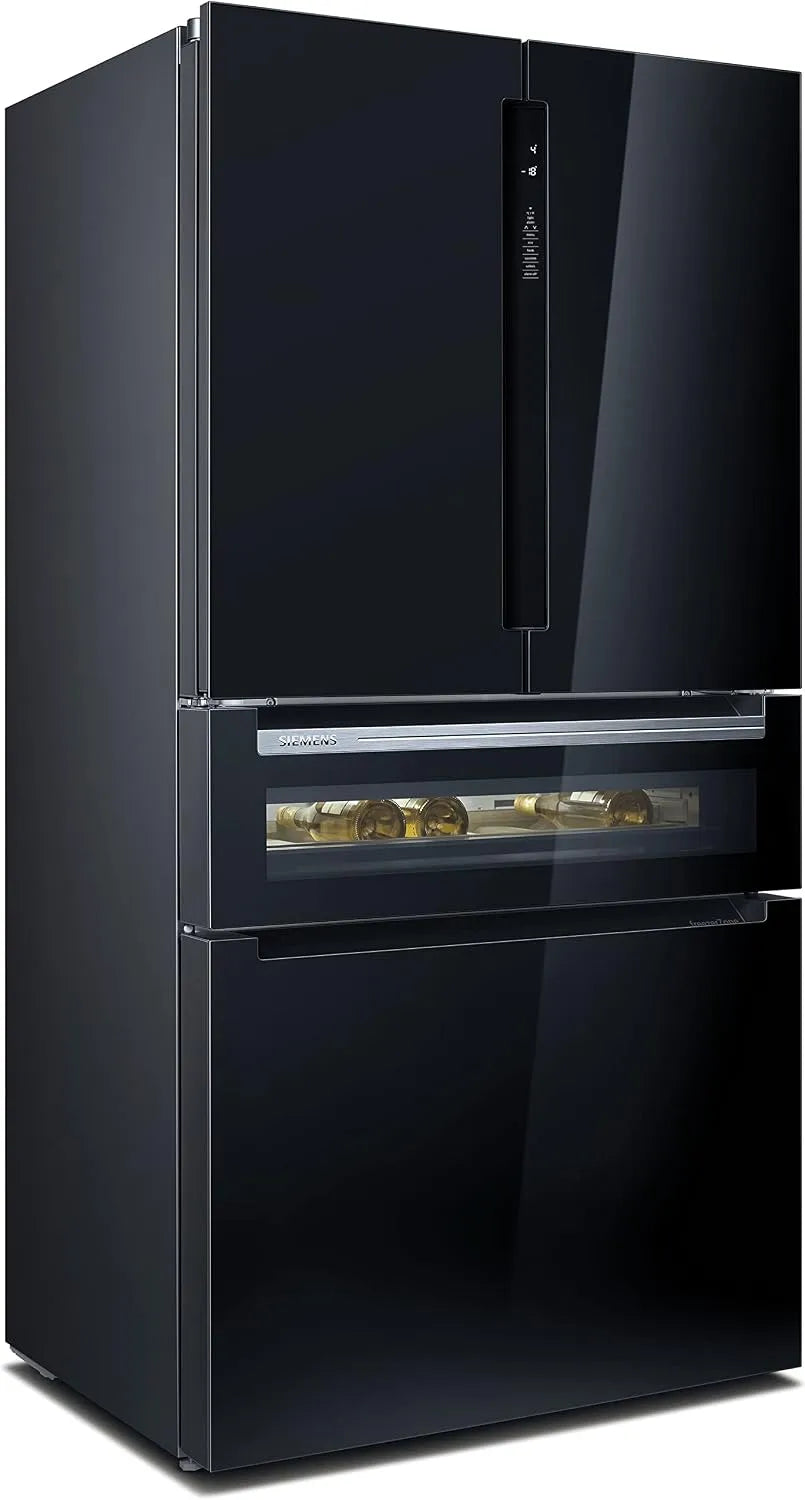 Siemens KF96NVPEA iQ300, Køle-/fryseskabe, Multi- Dørkøleskab, 183 x 91 cm, 405 L Kølesystem & 200 L Frysning, hyperFrisk, Hvid