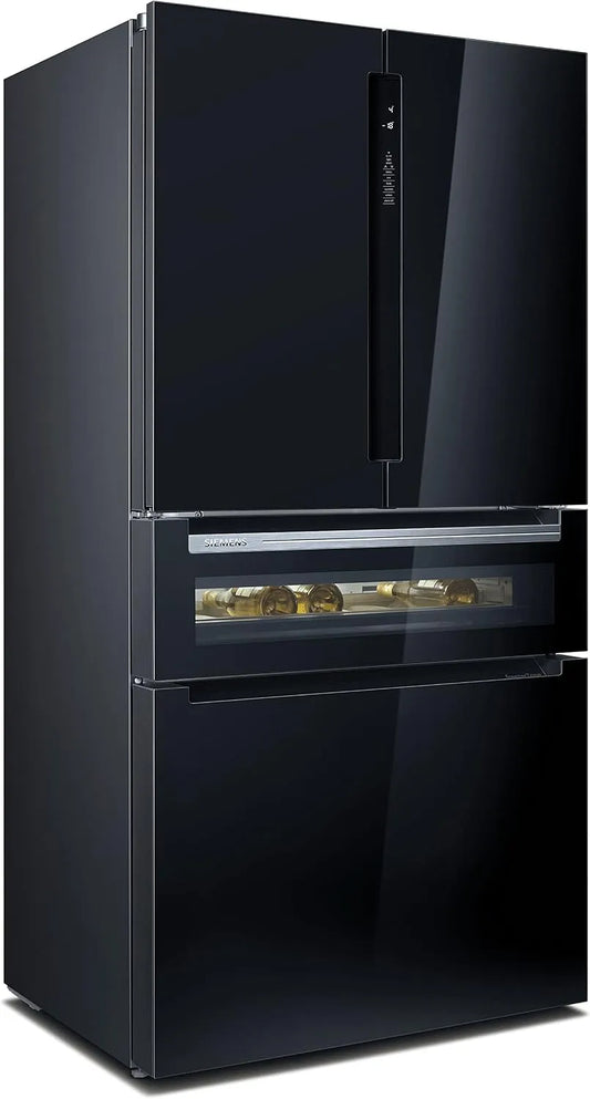 Siemens KF96NVPEA iQ300, Køle-/fryseskabe, Multi- Dørkøleskab, 183 x 91 cm, 405 L Kølesystem & 200 L Frysning, hyperFrisk, Hvid