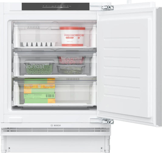 Bosch GUN21ADE0, Fryseskabe, Series 6 Smart underbygning Fryser 82 x 59, 8 cm 85 L, Hvid, 82 x 59, 8 cm, 85 L, 3 g