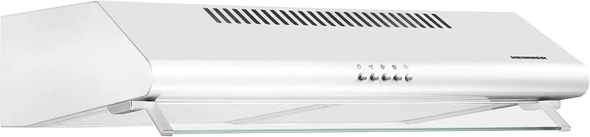HEINNER 3-stufige CH-400, Underbyggede emhætter, 60 cm rustfrit stål understruktur hætte - 326.4 m3 / h luft udgang, 2x60W motor, Sølv, 60 cm