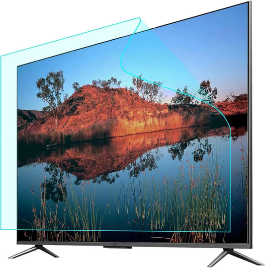 SnamicE, 32-75 'antiblå lys TV skærm beskyttelsesfilm, glas- fri / ridsefast, mat film, Sort, 75 ', OLED, QLED, 4K
