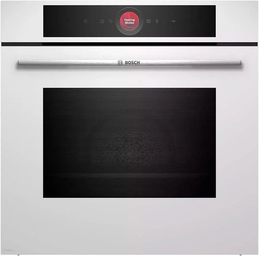 Bosch HBG7741W1, Ovne, Serie 8 EEK: A + build- in ovn, 71l, Air Fry, Pyrolyse, Home Connect, digital, Hvid, 7741W, 5 x 59, 4 x 54