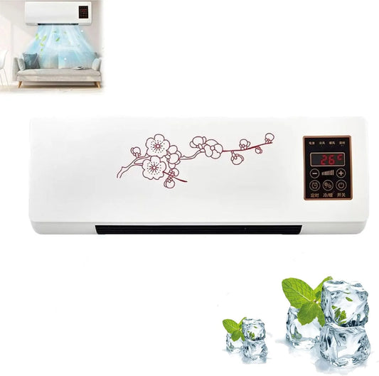 MESCXTY, Fordampningskølere, Waltelte, dukless aircondition 2000 W - bærbar aircondition med fjernbetjening, Hvid, 2000 W, 54 x 20 x 12 cm