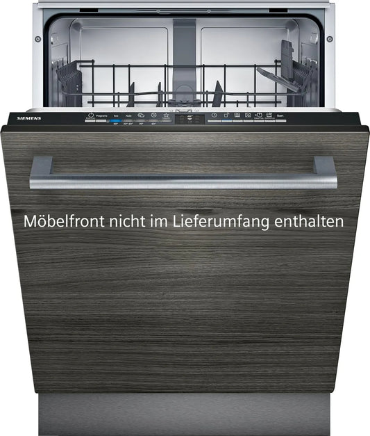 Siemens SX61IX12TE iQ100, Opvaskemaskiner, 60 cm, Fuldt integreret opvaskemaskine, 92 kWh, 12 MGD, Smart Home kompatibel via Home, Sølv, 92 kW