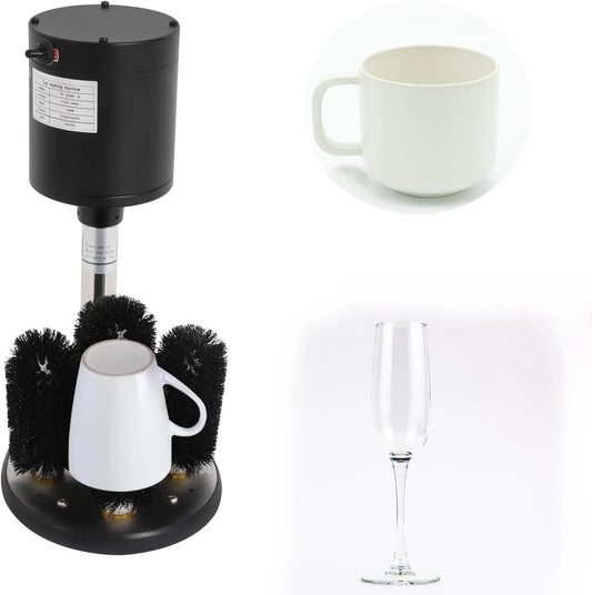 ORIDLECTAL, Opvaskemaskiner, Koper rengøringsmidler, vin glasrensere, glasopvaskemaskine: 5 børster, 130 W, Gennemsigtig, 7, 5 cm, 10 cm