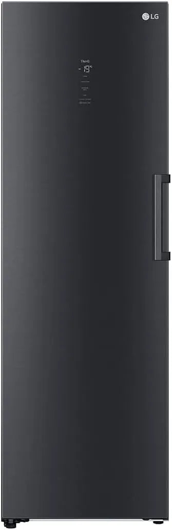 LG GFM61MCCSF, Fryseskabe, klasse D, 324 L, fryser med touch skærm, XXL jam, DoorCooling +, LINEARCooling, Sort, 386 l