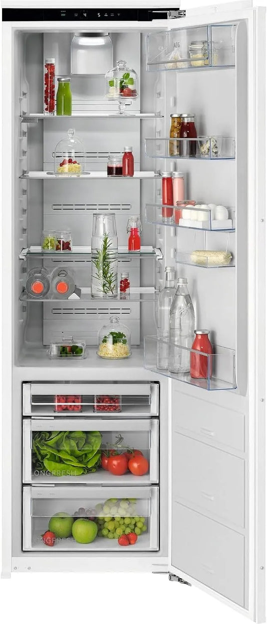 AEG TK9ZS181DC, Køleskabe, Bygning-i køleskab 178cm, Serie 9000 LongFresh: zero-grad skuffer for 3 x længere, Hvid, 178cm, 9000 L, 274 L, 74 L