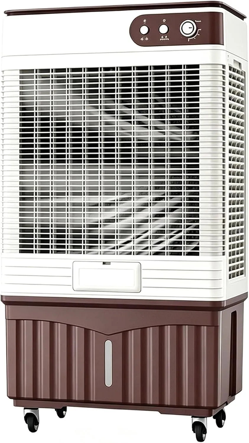 GBPLDMAQ, Fordampningskølere, 110 Cm fordampningsluftkøler, 3 hastighedsniveauer, 60 liter vandtank, Hvid, 110 Cm, 60 l, 60 x 40 x 110 cm