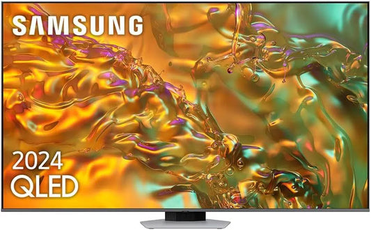 Samsung 65Q80D, TV'er, QLED 4K TV 2024 65 tommer Smart TV med forbedret billede og lyd, bedre, Sort, QLED, 4K, 100 g