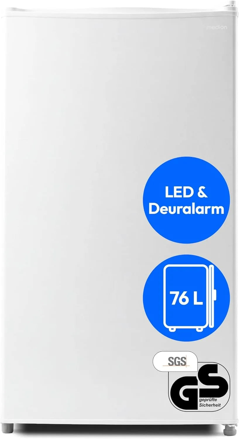 MEDION MD370009, Køleskabe, Køleskab 76 liter, Freestanding - - Hvid, 76 l, 41dB