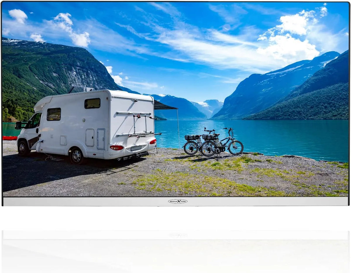 REFLEXION cm/24 LEDX24I, TV'er, + + Android Smart LED-tv, 60 cm / 24 inches, Frameless Camping / Boat / LHV TV, Sort / sølv, 24 L, 60 cm
