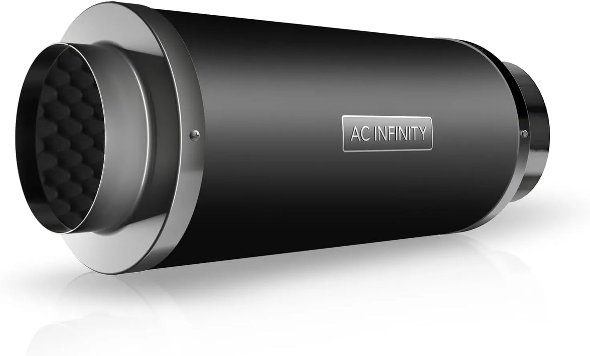 AC Infinity, Ventilationsudstyr, Tube Silencing System 150 mm, Sort, 150 mm, 15, 2 cm, 50, 8 cm, 1, 8 kg