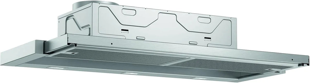 Bosch DFL094A51, Væghængte emhætter, Serie 4 fladskærm hætte, 90 cm bred, luft recirkulation & udstødning, Lavet i, Sort, 90 cm, 3 x 89, 8 x 29