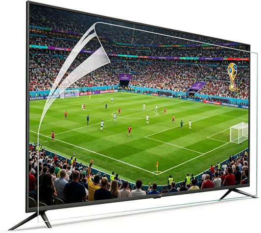 Generisch, Skærmbeskyttelse til TV, 55 tommer anti-refleksion film tv til LED / LCD smart-tv (1211x682), Sort, 1211x682, 392mm, 37 inch