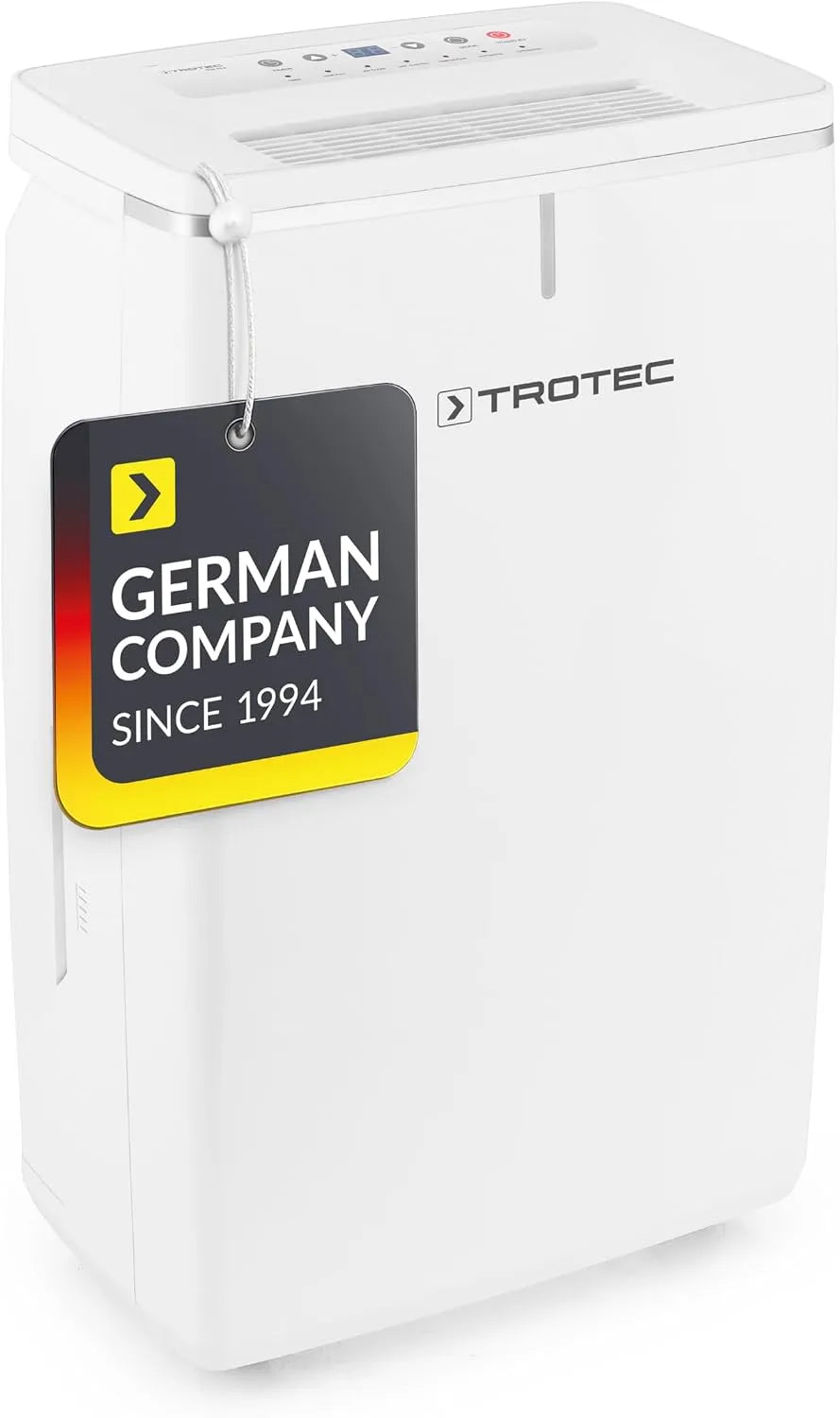 TROTEC, Luftaffugtere, affugter elektrisk TTK 72 E - effekt 24 L / dag - område 50 m2 / 125 m3 - med bil, Hvid, 24 L, 2L