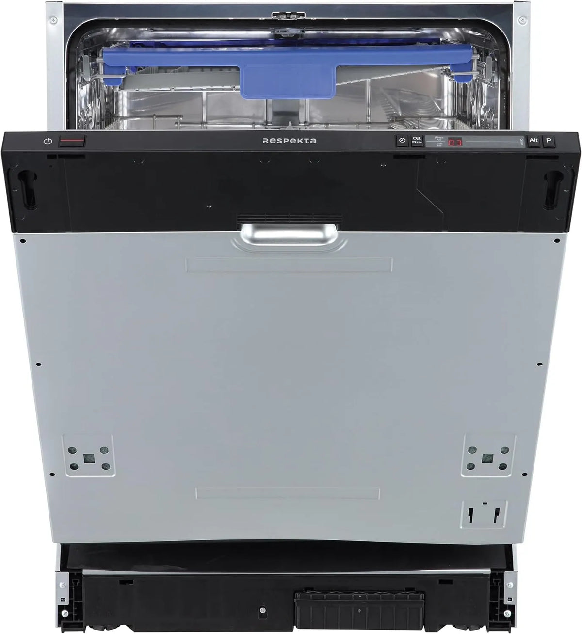 respekta GSP60BAV, Opvaskemaskiner, 60 cm, Respecta Anesa build- in opvaskemaskine fuldt integreret, 60 cm / 9 programmer /, Sølv, 42 dB