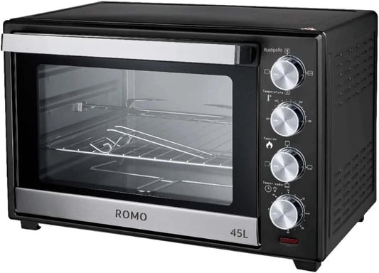 Suinga, Ovne, Elektrisk bordovn, 45 l, 2000 W, temperatur op til 230 ° C, timer med nedlukning, Sort, 3 x 40 x 36, 3 cm