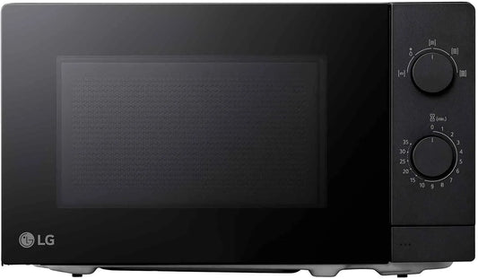 LG MS2082F, Solo-mikrobøeovne, solo mikrobø eovn med 700 W, 20 L kapacitet, 439 mm bredde. Intusiv, Sort, 700 W, 20 L, 439 mm