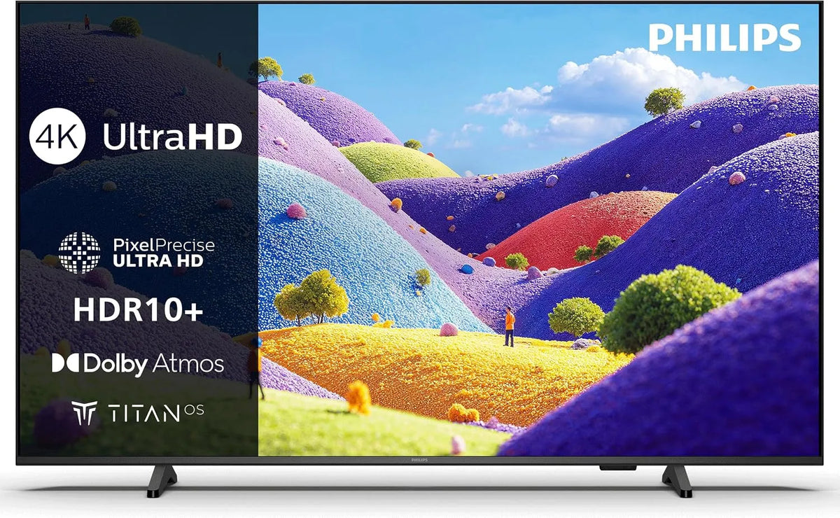 PHILIPS 43PUS7061/12 43PUS7061, TV'er, / 12 43 tommer Ambilight 4K LED Smart TV, Pixel Precise Ultra HD, Titan OS, Dolby, Sort, 4K