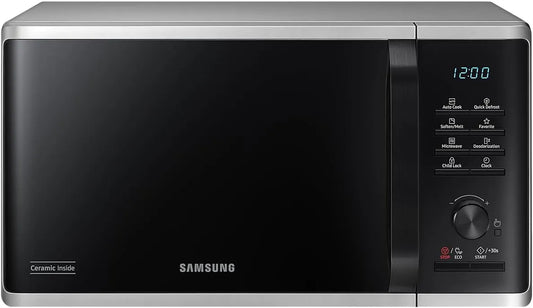 Samsung MS23B3515AS, Eksternt harddiske, mikroovn 23 liter 800 W sølv, 23 l, 800 W, 1150 W