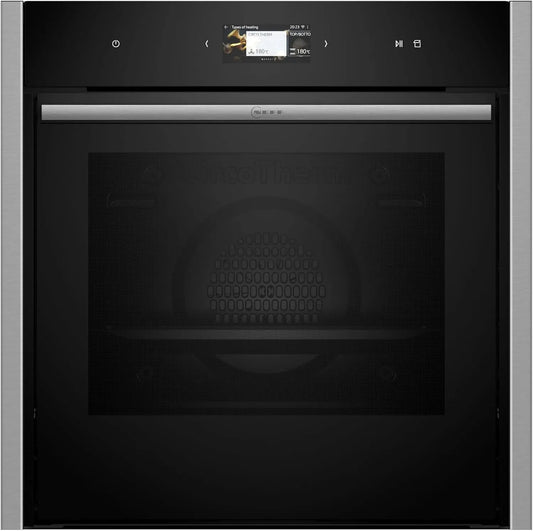 Neff B64FS31N0, Ovne, N 90, build- in damp ovn, Integrable ovn 60 x 60cm, Lavet i Tyskland, Slide &, Sort, 60 x 60cm