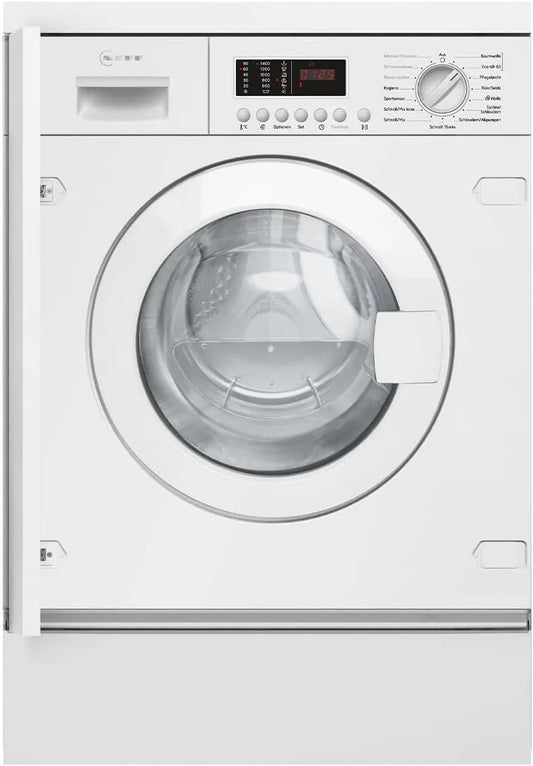 Neff V6540X3, Vaske-tørremaskiner, build- in washing tørretumbler, Vaskestop: 72 dB, Fuldt integrerbar, Hvid, 6540X3, 72 dB, 52 l, 4 kg