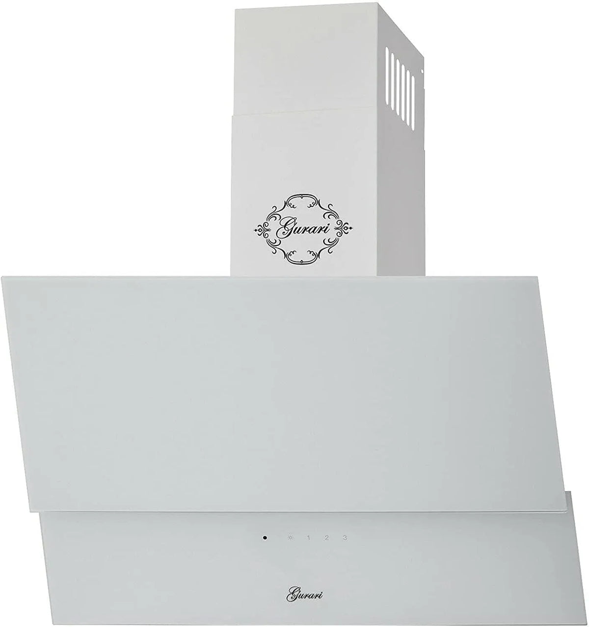 Gurari, Væghængte emhætter, rækkevidde hætte 80 cm 268 Wh 8 Prime væg hætte med fjernbetjening, Sort / sølv, 80 cm, 268 W, 796 mm, 360 mm
