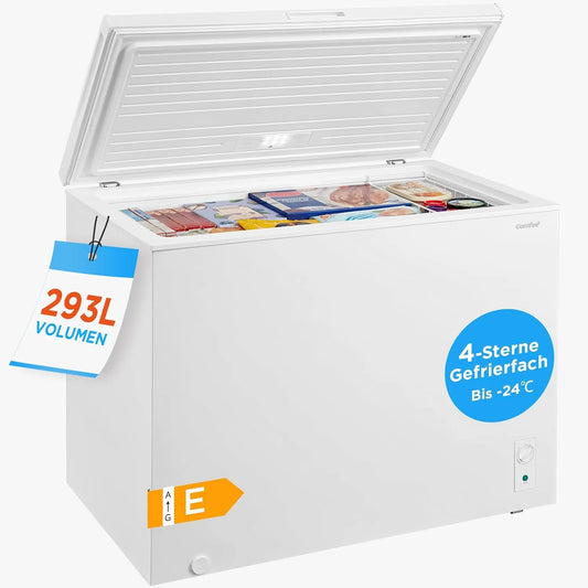 Comfee, Kummefrysere, 293L Freestanding, Sort, 293L