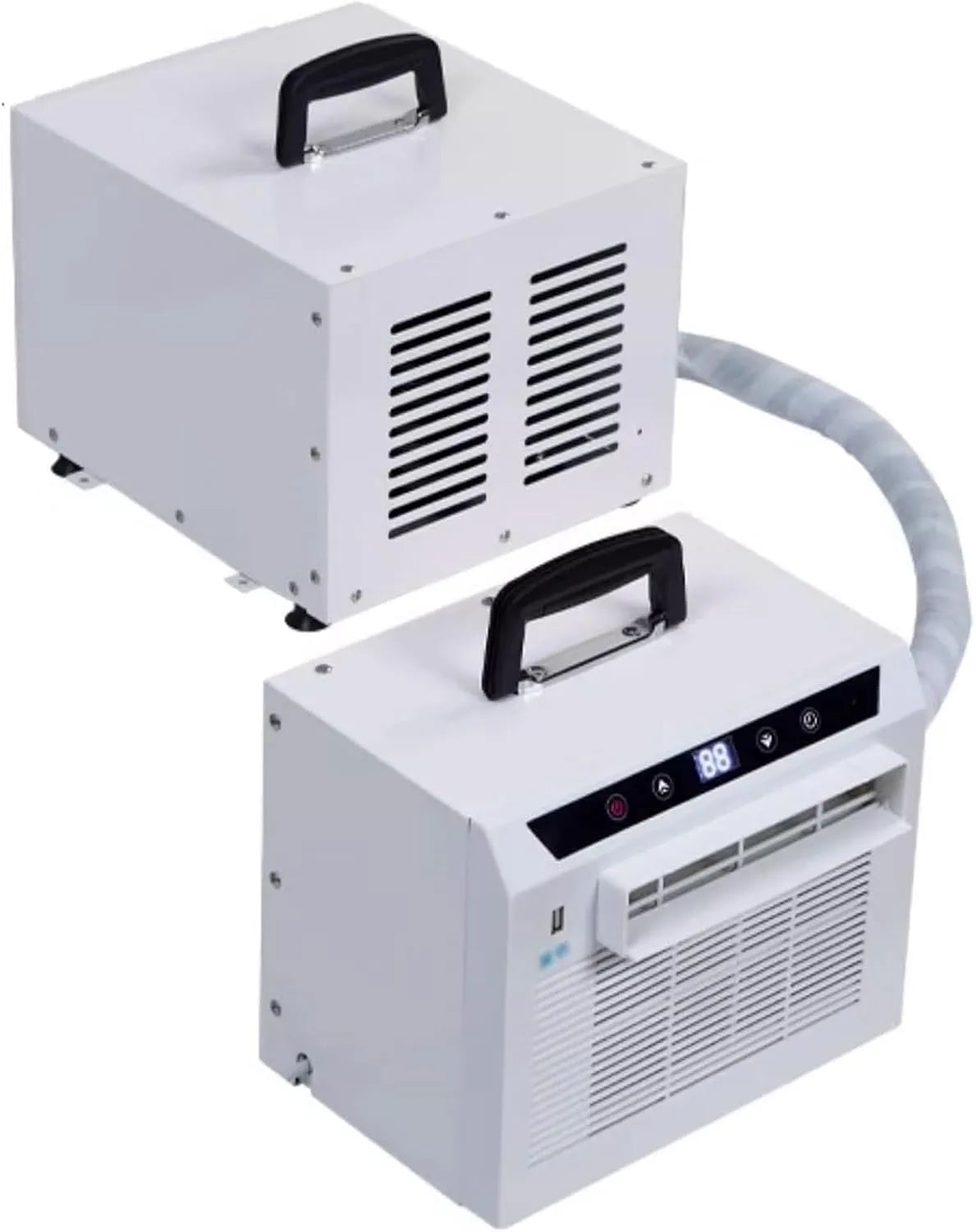 Generic, Split-klimaanlæg, Split Portable AC 3000BTU med fjernbetjening, 12H Timer & Touch Panel.Light enhed, Grå, 3000BTU