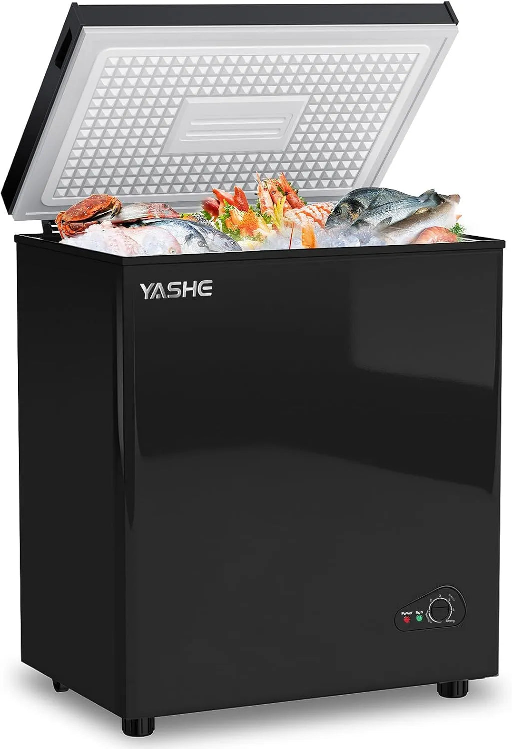 YASHE, Kummefrysere, fryser 150L, fryser, sort, 150L, 45 dB, 157 kW